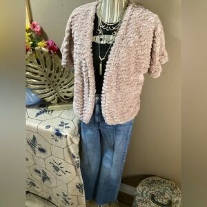 Forever 21 Pink Dust short sleeves puffy Jacket
